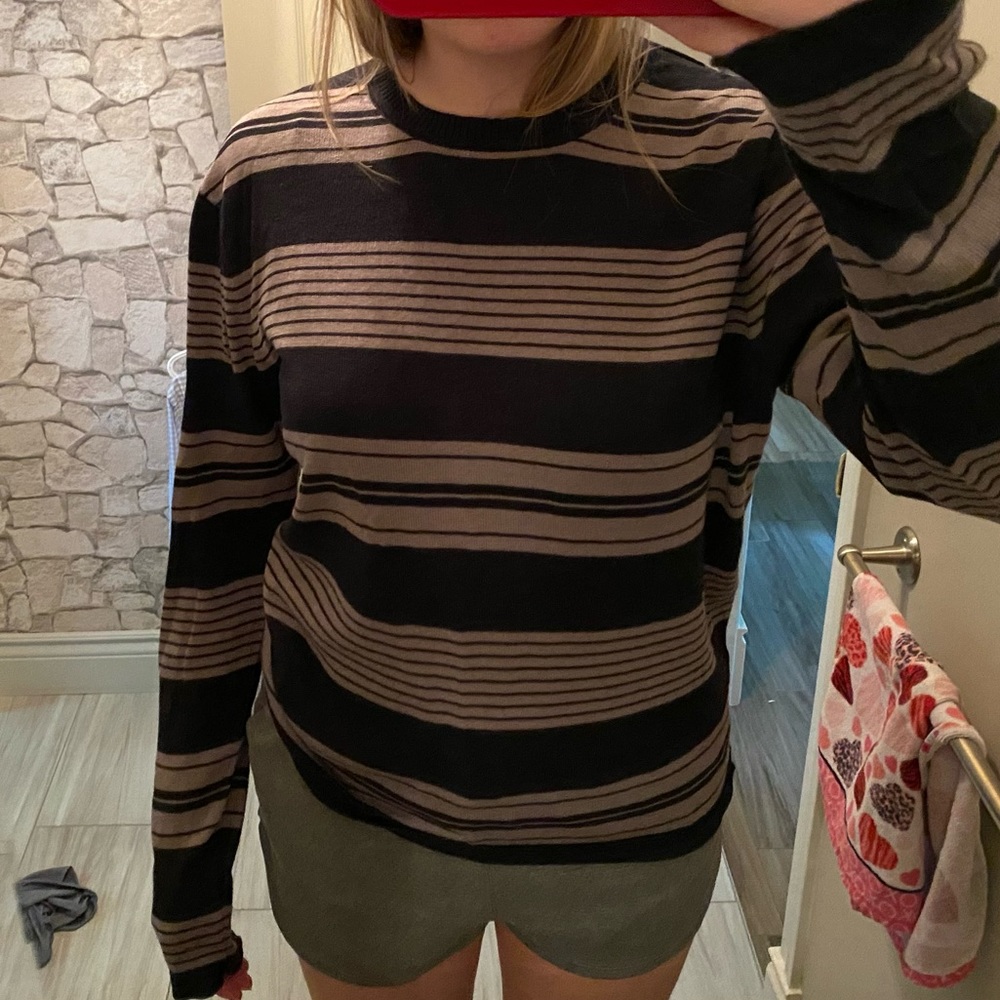 Vintage striped long shirt